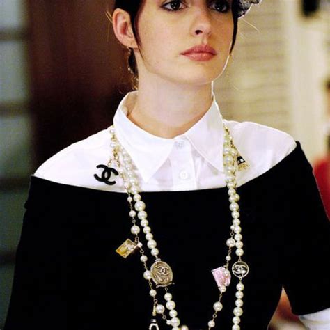 devil wears prada chanel quote|anne hathaway Chanel necklace.